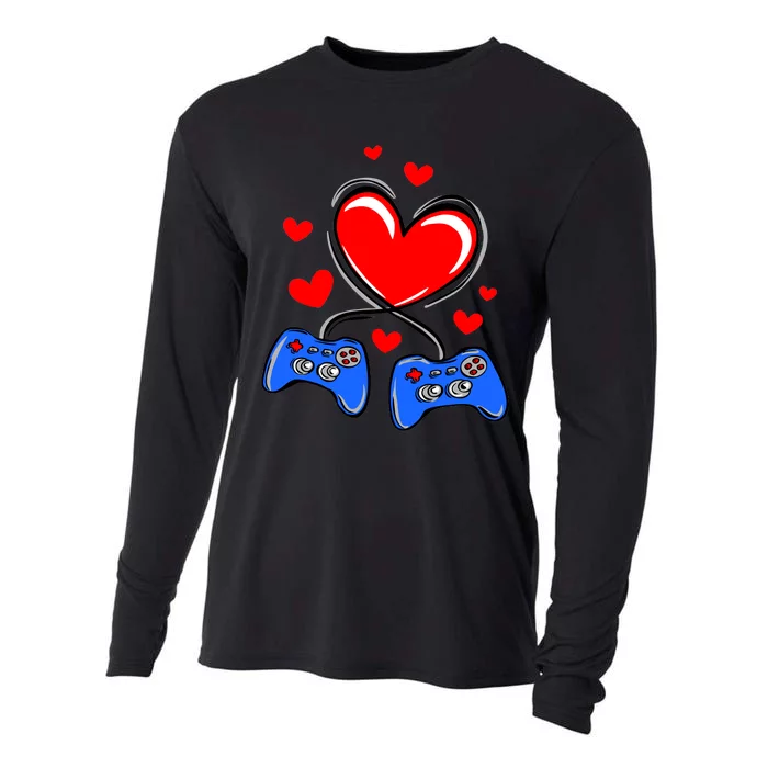 Love Gaming Video Games Funny Cooling Performance Long Sleeve Crew