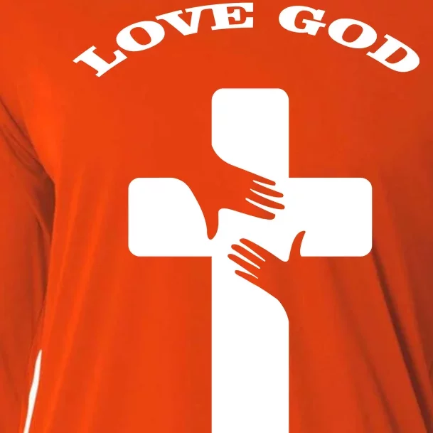 Love God Cross Cooling Performance Long Sleeve Crew