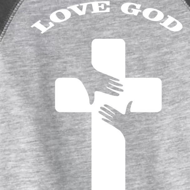 Love God Cross Toddler Fine Jersey T-Shirt