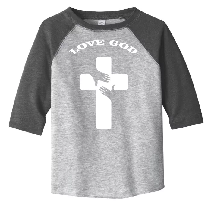 Love God Cross Toddler Fine Jersey T-Shirt