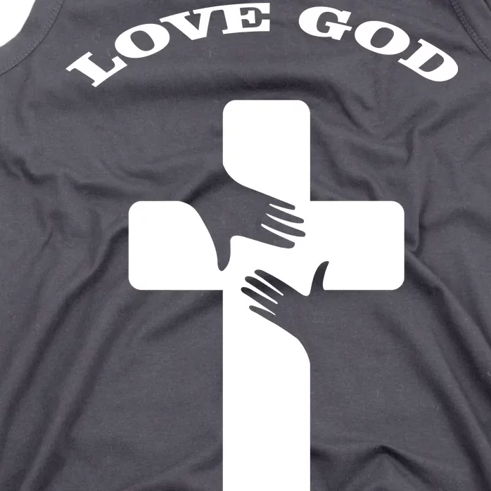 Love God Cross Tank Top