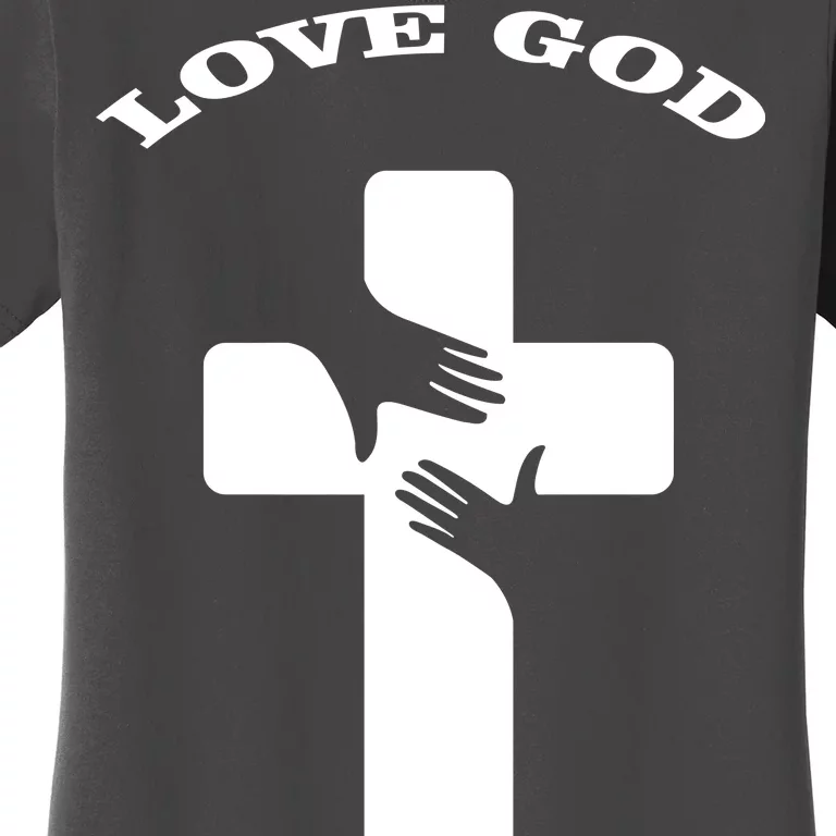 Love God Cross Women's T-Shirt