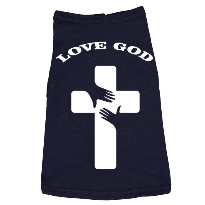 Love God Cross Doggie Tank