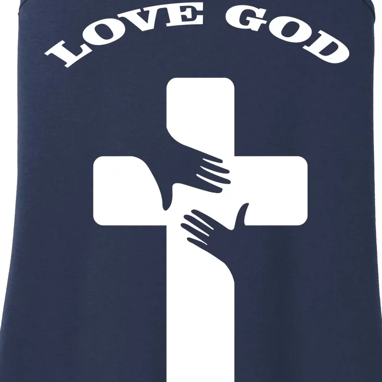 Love God Cross Ladies Essential Tank