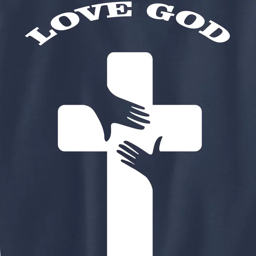 Love God Cross Kids Sweatshirt