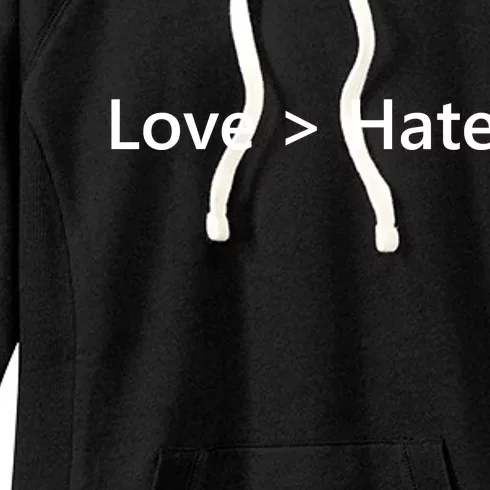 Love Greater Than Hate Women's Fleece Hoodie