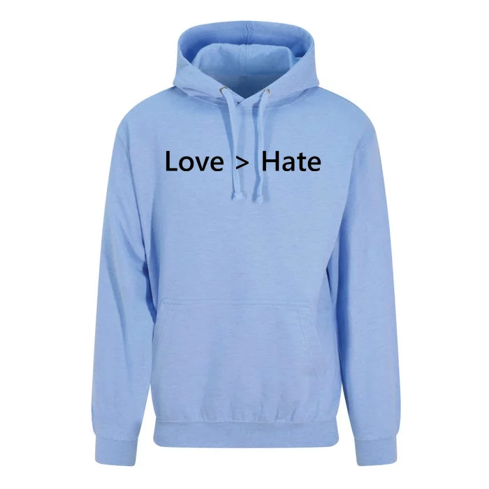 Love Greater Than Hate Unisex Surf Hoodie