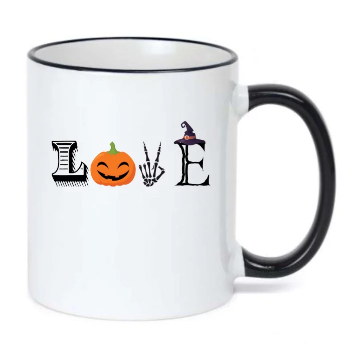 Love Halloween Black Color Changing Mug