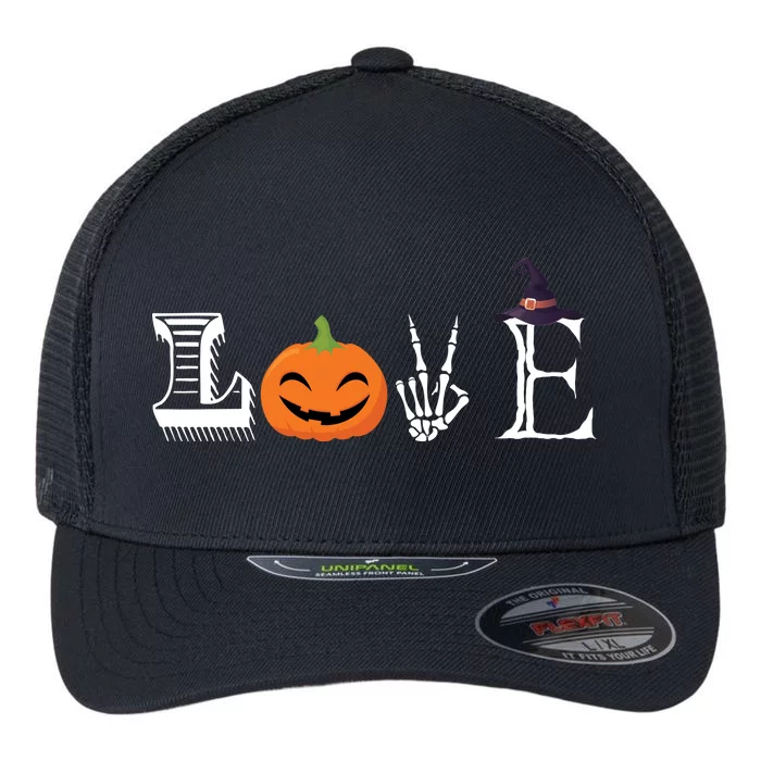 Love Halloween Flexfit Unipanel Trucker Cap