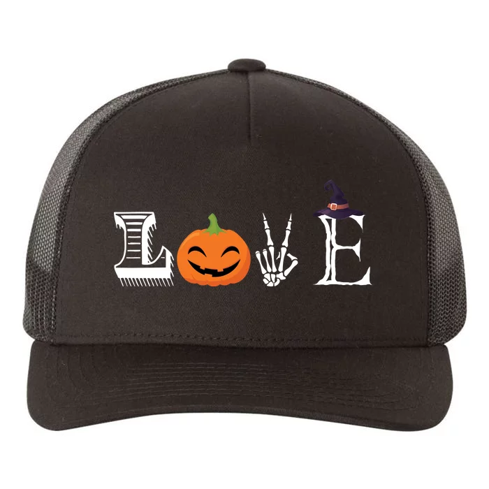 Love Halloween Yupoong Adult 5-Panel Trucker Hat