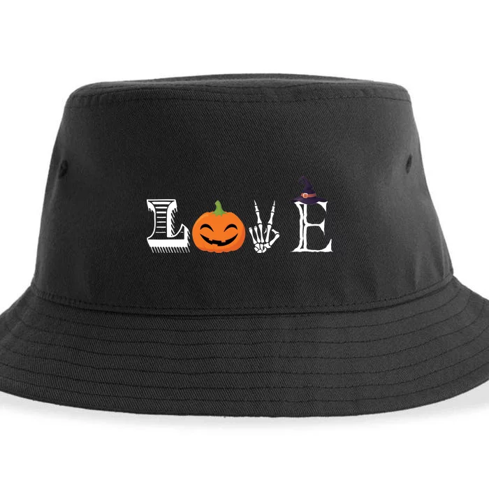 Love Halloween Sustainable Bucket Hat