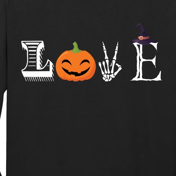 Love Halloween Tall Long Sleeve T-Shirt