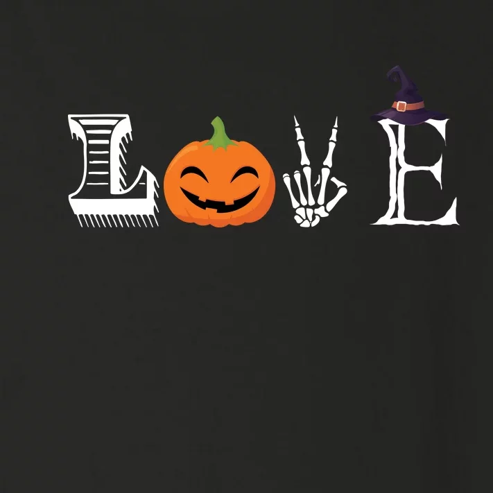 Love Halloween Toddler Long Sleeve Shirt