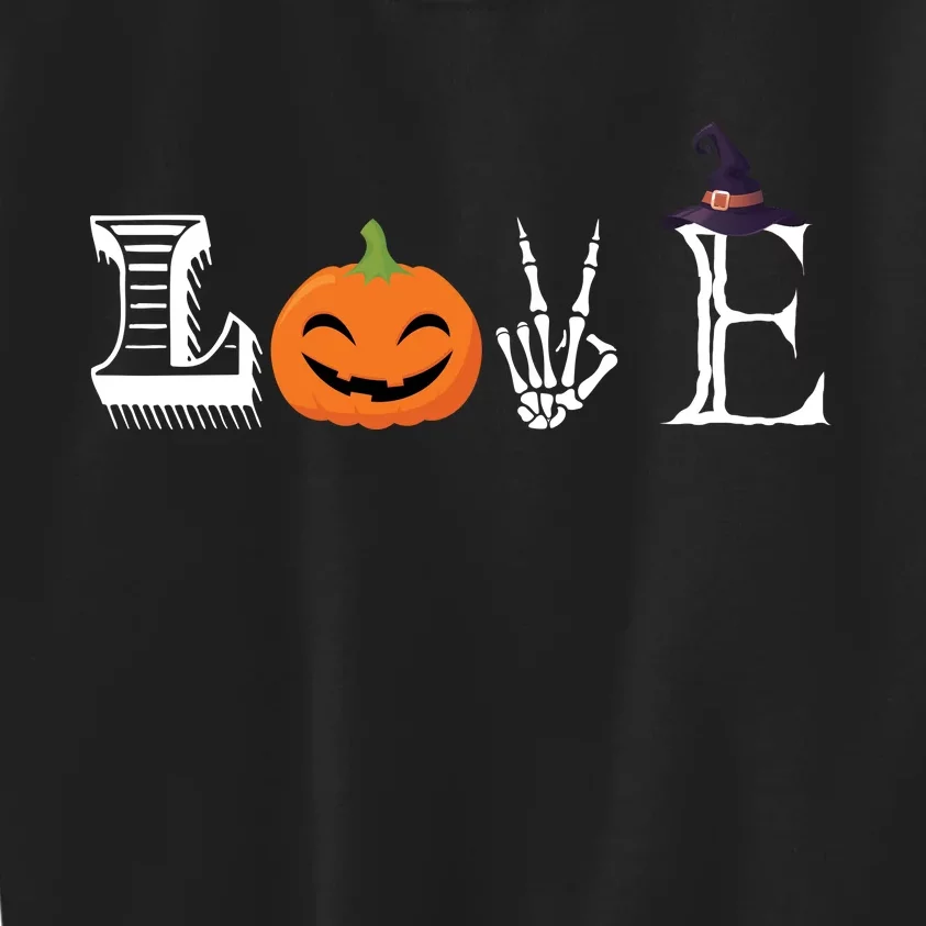 Love Halloween Kids Sweatshirt