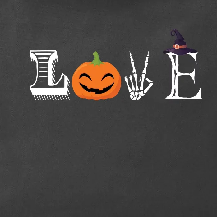 Love Halloween Zip Tote Bag