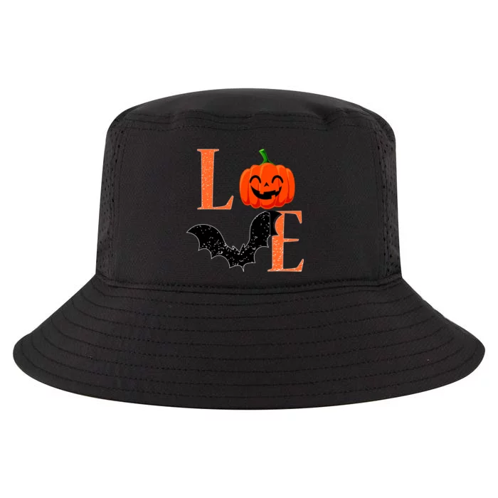 Love Halloween Pumpkin Bat Cool Comfort Performance Bucket Hat