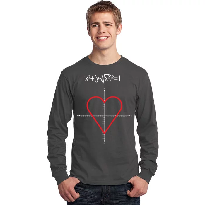 Love Heart Math Equation Tall Long Sleeve T-Shirt