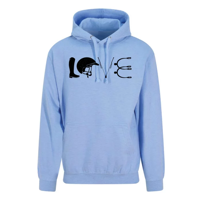 Love Horseback Riding Horse Fan Unisex Surf Hoodie