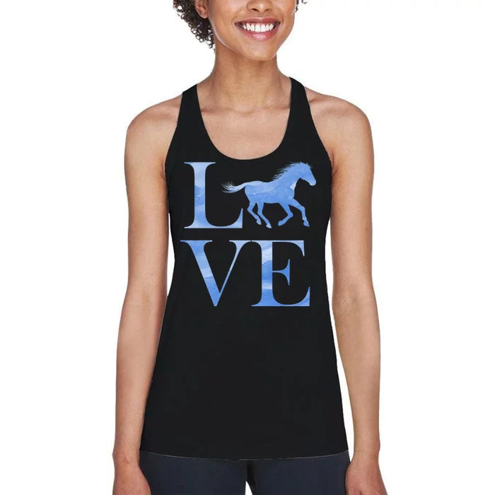 Love Horses Women's Racerback Tank