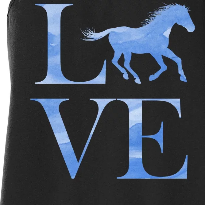 Love Horses Women's Racerback Tank