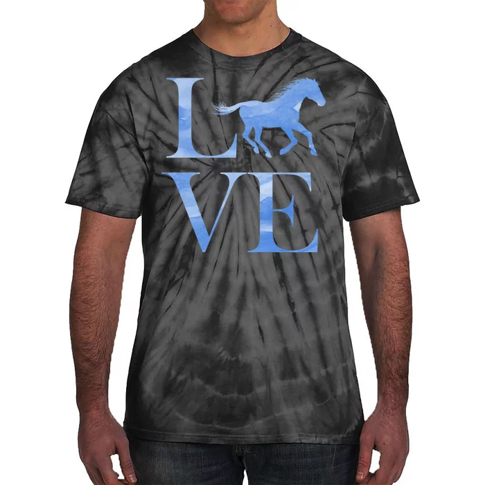 Love Horses Tie-Dye T-Shirt