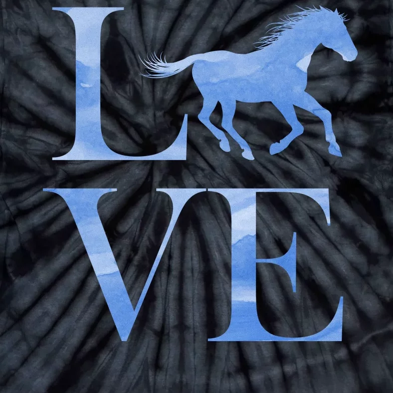 Love Horses Tie-Dye T-Shirt