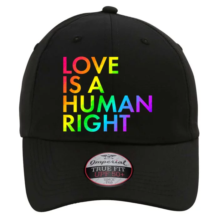 Love Is A Human Right Rainbow The Original Performance Cap