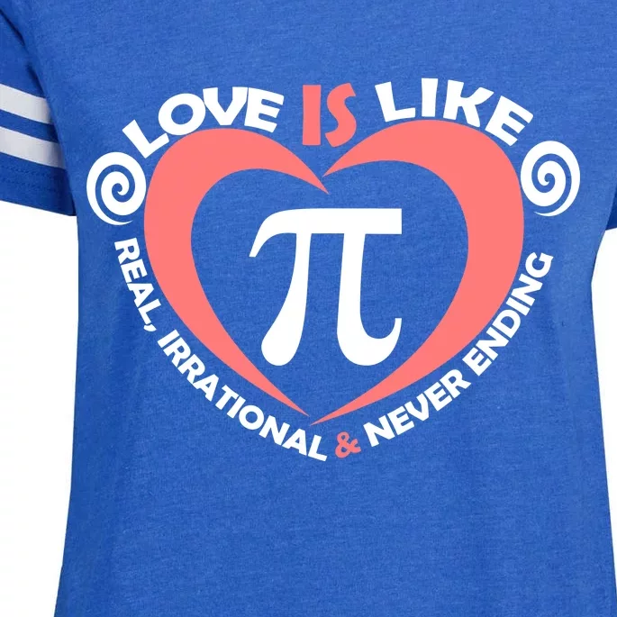 Love Is Like  PI Enza Ladies Jersey Football T-Shirt