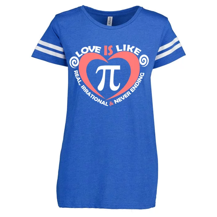 Love Is Like  PI Enza Ladies Jersey Football T-Shirt