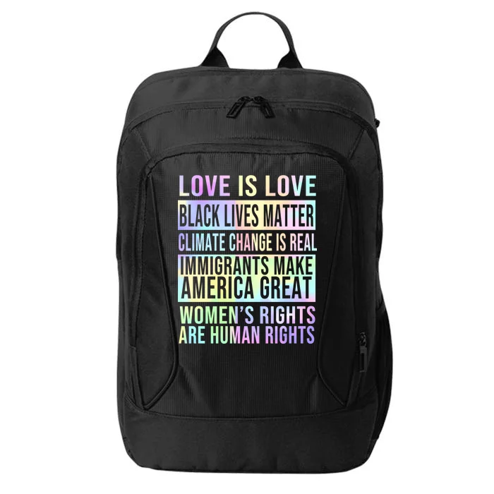 Love Is Love Black Lives Matter City Backpack