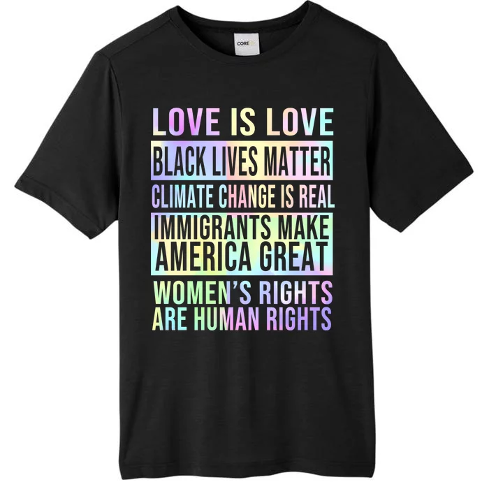 Love Is Love Black Lives Matter ChromaSoft Performance T-Shirt