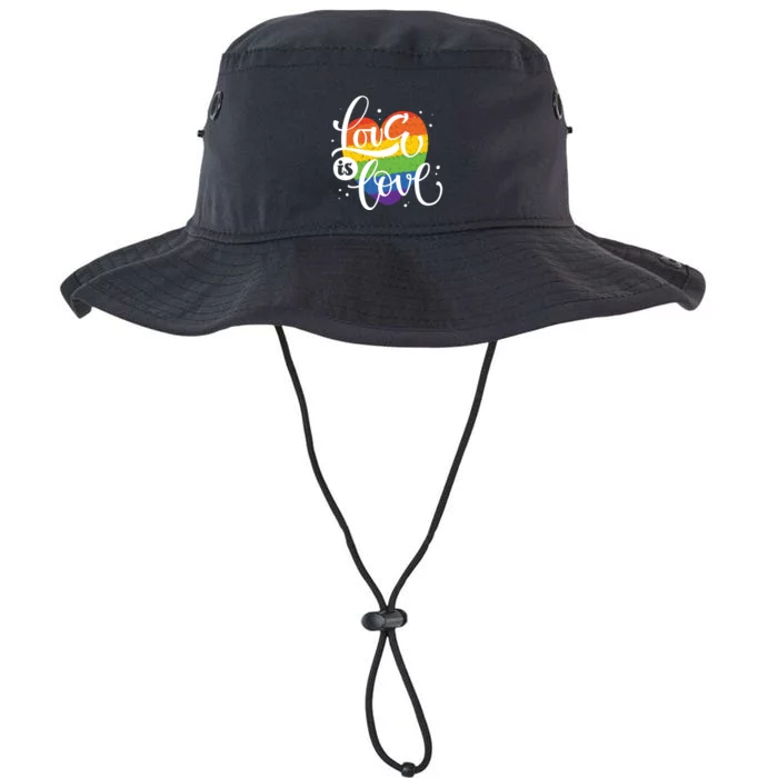 Love Is Love Heart Pride Legacy Cool Fit Booney Bucket Hat