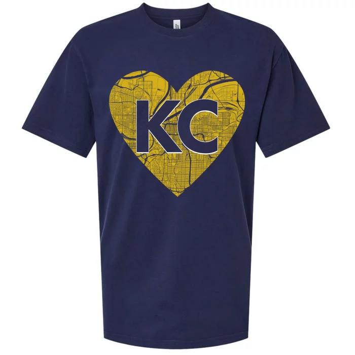 Love Kansas City Football Fan City Map Sueded Cloud Jersey T-Shirt