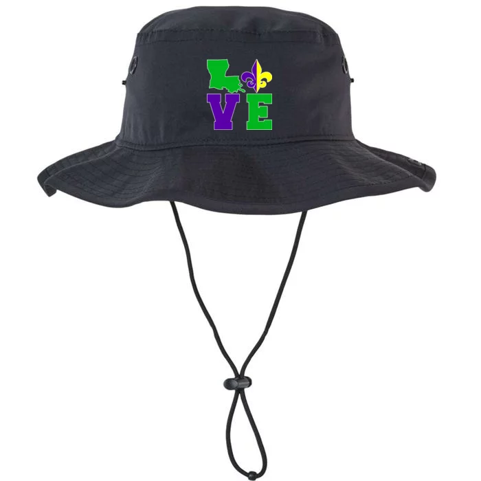 Love Mardi Gras Louisiana Legacy Cool Fit Booney Bucket Hat