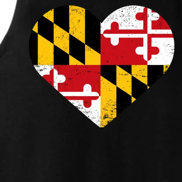 Love Maryland Ladies Tri-Blend Wicking Tank