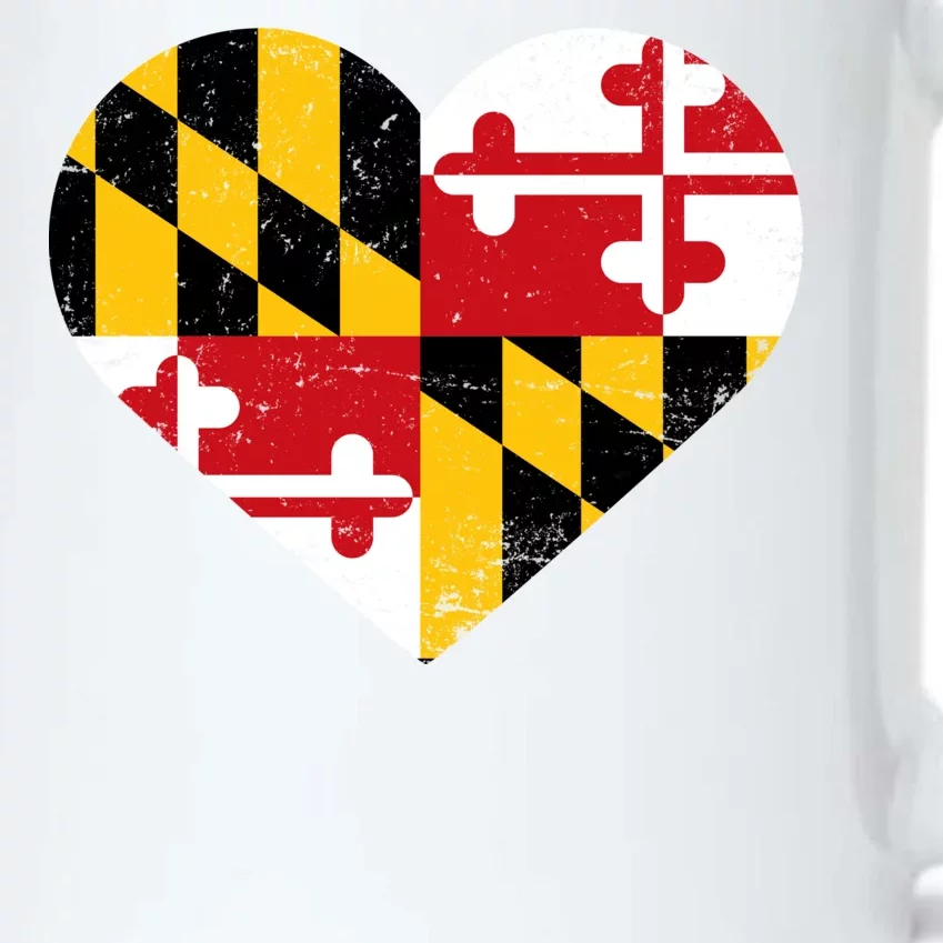 Love Maryland Black Color Changing Mug