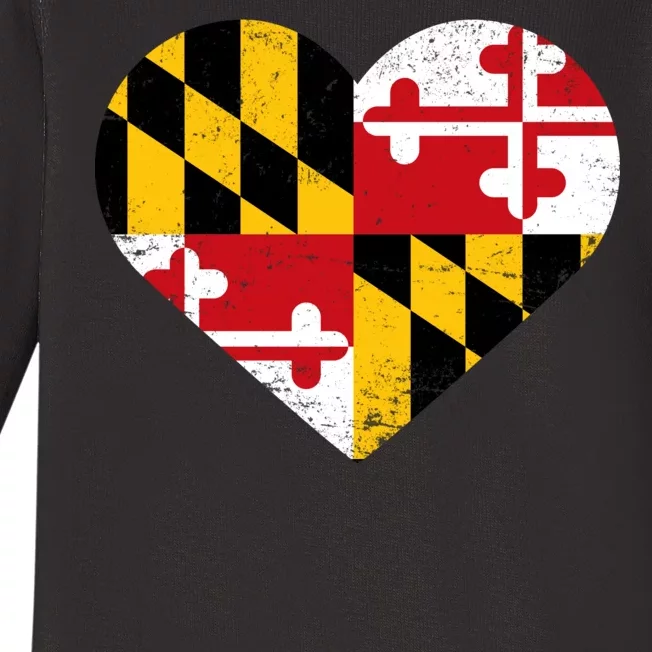 Love Maryland Baby Long Sleeve Bodysuit