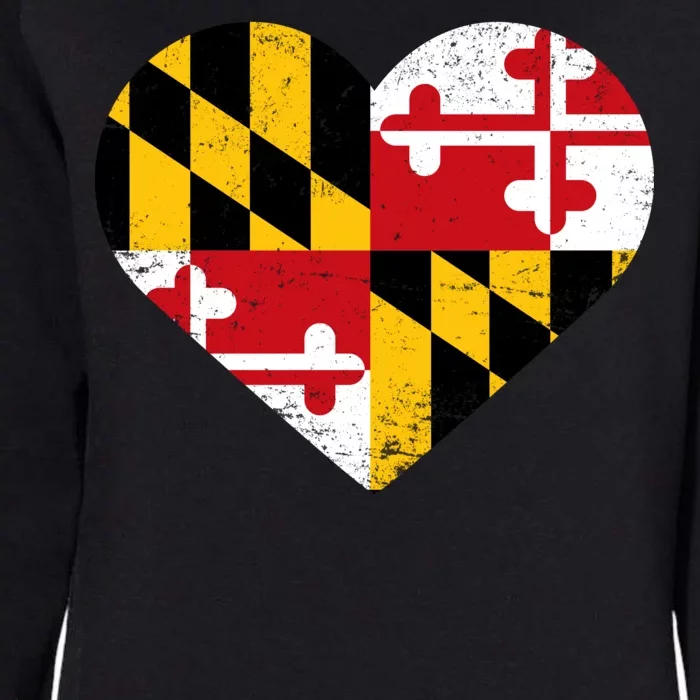 Love Maryland Womens California Wash Sweatshirt