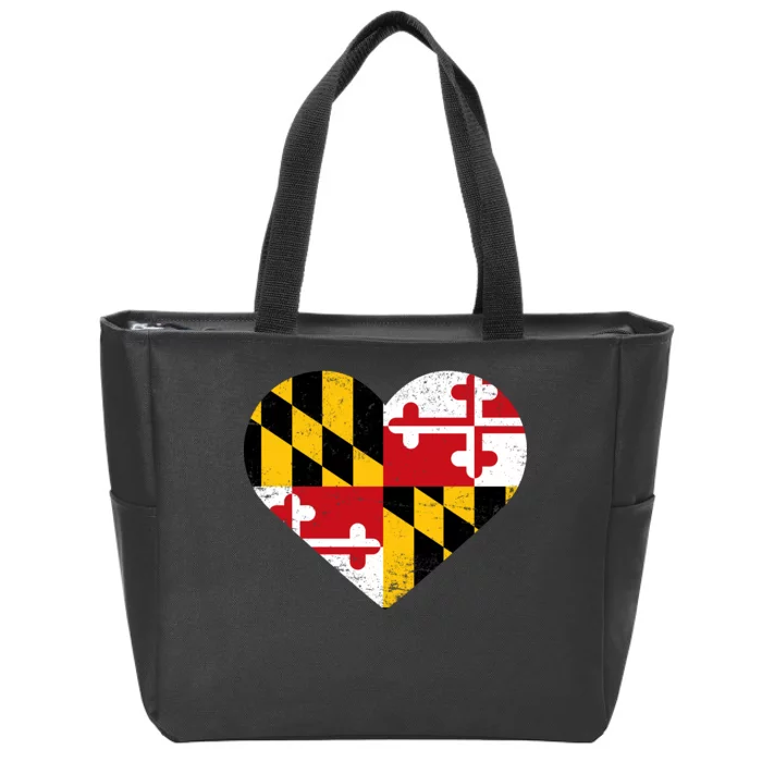 Love Maryland Zip Tote Bag