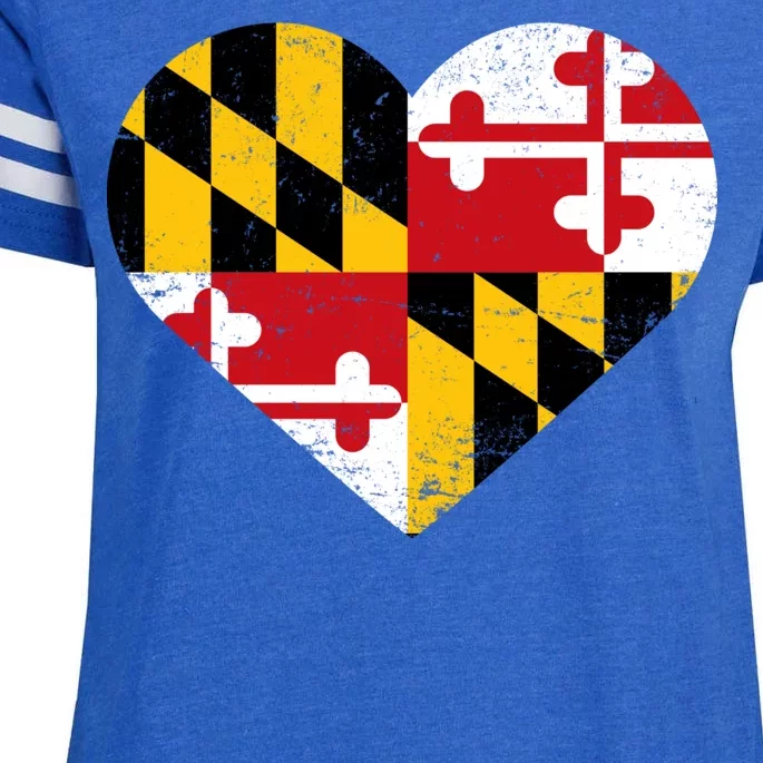 Love Maryland Enza Ladies Jersey Football T-Shirt