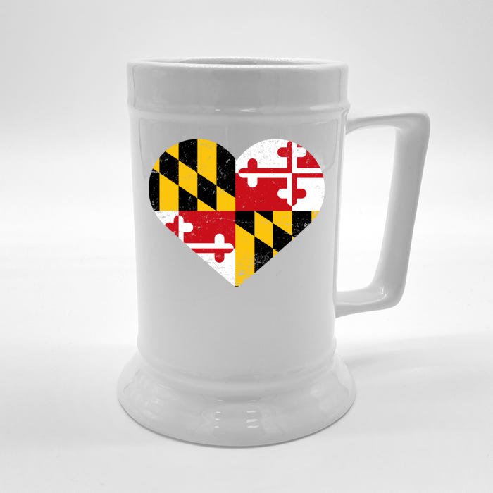 Love Maryland Front & Back Beer Stein