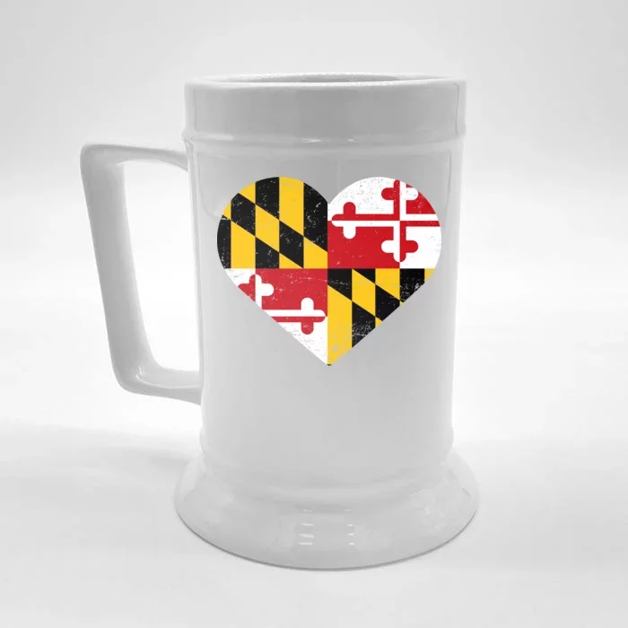 Love Maryland Front & Back Beer Stein