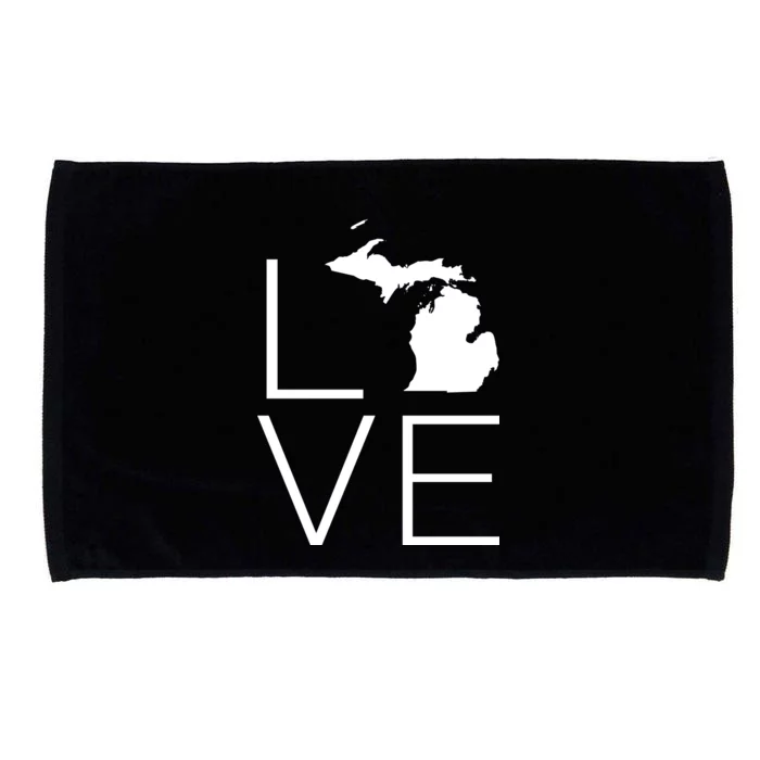 Love Michigan Microfiber Hand Towel