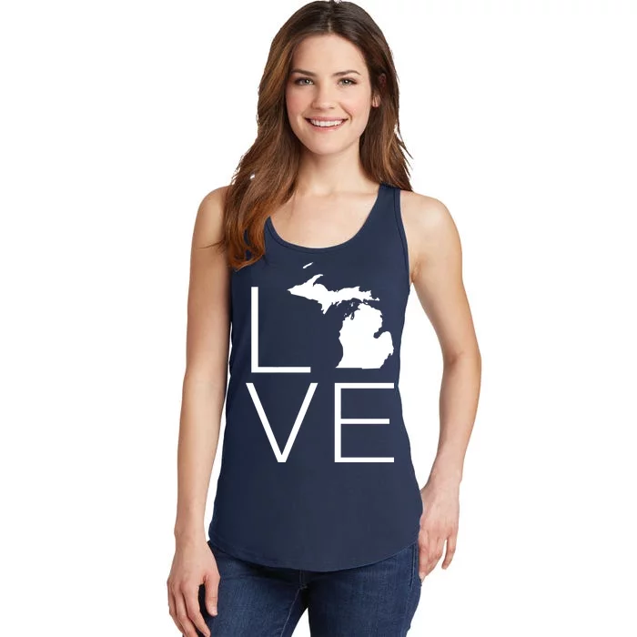 Love Michigan Ladies Essential Tank