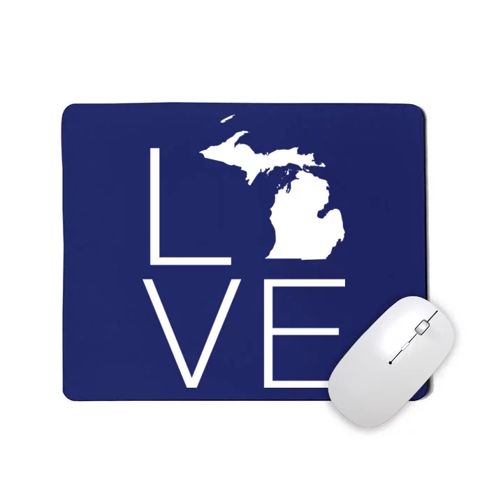 Love Michigan Mousepad