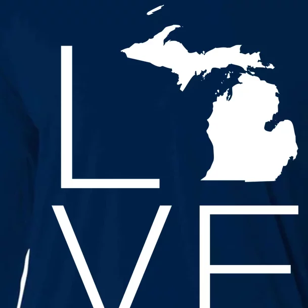 Love Michigan Cooling Performance Long Sleeve Crew