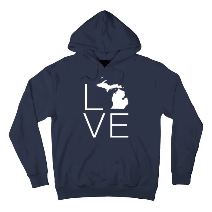 Love Michigan Tall Hoodie