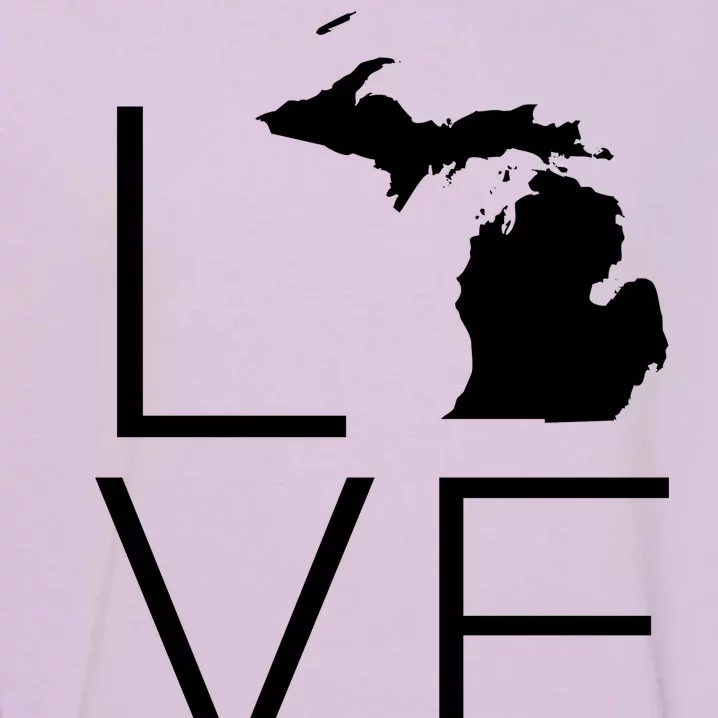 Love Michigan Garment-Dyed Sweatshirt