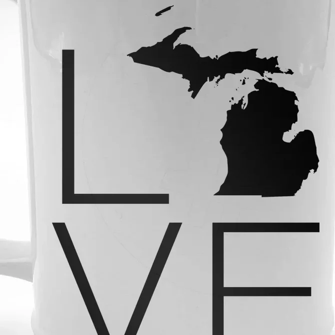 Love Michigan Front & Back Beer Stein