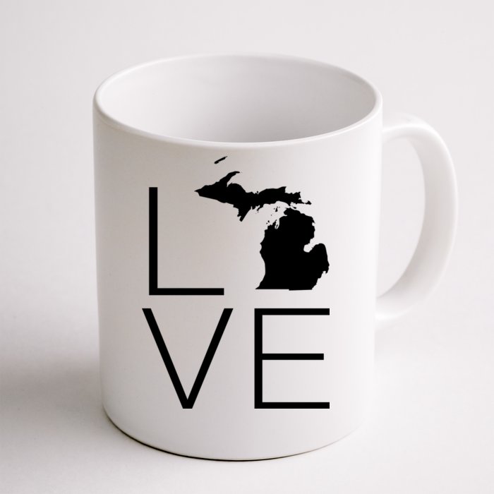 Love Michigan Front & Back Coffee Mug